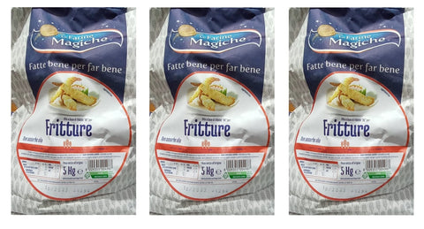 Italian Gourmet Brot 3x Lo Conte Le Farine Magiche Frittura Mehl zum Braten 5Kg 8009355004987