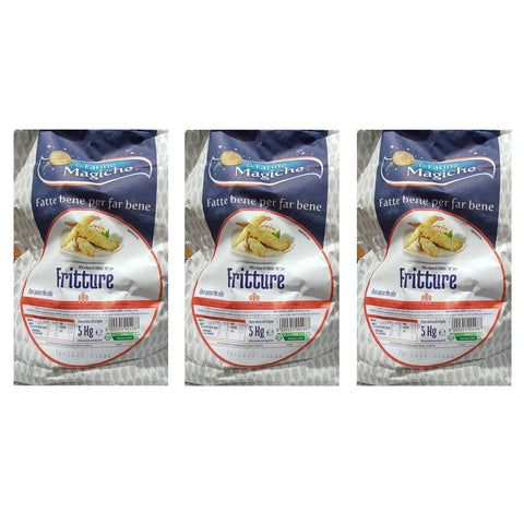 Lo Conte Le Farine Magiche Frittura Mehl zum Braten 5 Kg 3x italienisch Original