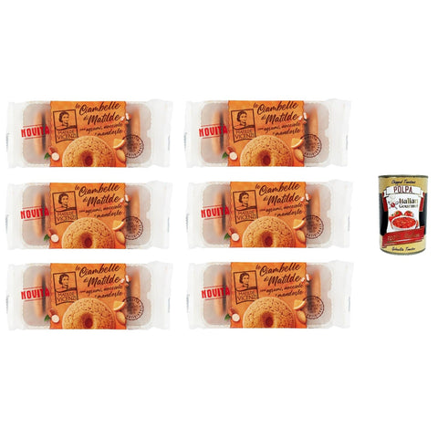 Matilde Vicenzi – Matilde's Donuts, rustikale Kekse mit Zitrusfrüchten, Haselnüssen und Mandeln, langsam gegarte Produkte, ideal zum Frühstück, Snack oder Snack, 200 g italienisch Original