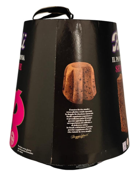 Italian Gourmet Brot & Backwaren Bauli PanMoro – Glutenfreier Schokoladenkuchen 500g | Traditioneller italienischer Weihnachtskuchen | Ohne Gluten, Weich & Schokoladig | Perfekt für Weihnachten
