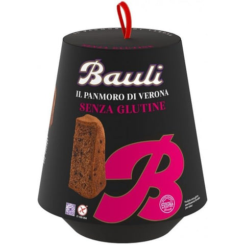 Italian Gourmet Brot & Backwaren Bauli PanMoro – Glutenfreier Schokoladenkuchen 500g | Traditioneller italienischer Weihnachtskuchen | Ohne Gluten, Weich & Schokoladig | Perfekt für Weihnachten