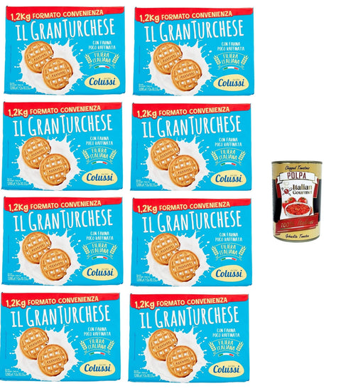 Italian Gourmet Brot & Backwaren Colussi Granturchese Das Keks-Convenience-Format 8x 1.2kg+ Italian Gourmet polpa 400g 8032804040014