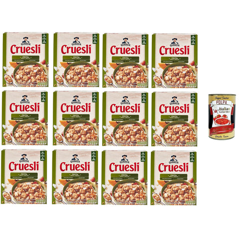 Cruesli Frutta Knusprige Getreideflocken mit Fruchtmischung 12x375 gr Brot & Backwaren italienisch Original