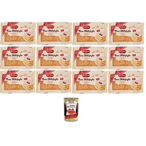 Forno Bonomi Base per Millefoglie Basis für Millefeuille 12x300 gr Brot & Backwaren italienisch Original
