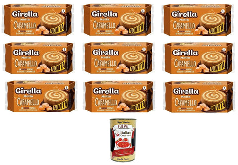 Motta Girella Caramello, Ein neuer Wirbel aus Karamell und Kakao 9x210 gr Brot & Backwaren italienisch Original