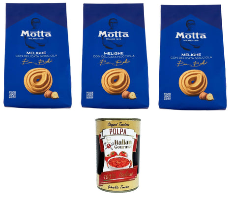 Motta Melighe Con Delicata Nocciola Melinghe mit zarter Haselnuss 3x290 gr Brot & Backwaren italienisch Original