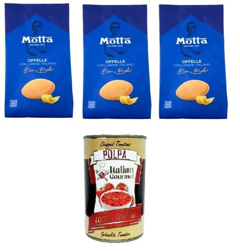 Motta Offelle Con Limone Italiano Offelle mit italienischer Zitrone 3x290 gr Brot & Backwaren italienisch Original