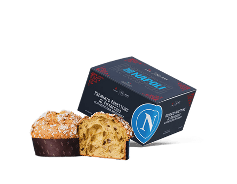Italian Gourmet Brot & Backwaren Panettone al Pistacchio SSC NAPOLI  Pistazien-Panettone 1kg 8053610060195