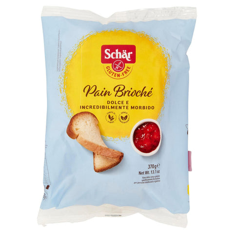 Schar Pain Brioché Pane Dolce senza Glutine Glutenfreies süßes Brot 370g italienisch Original