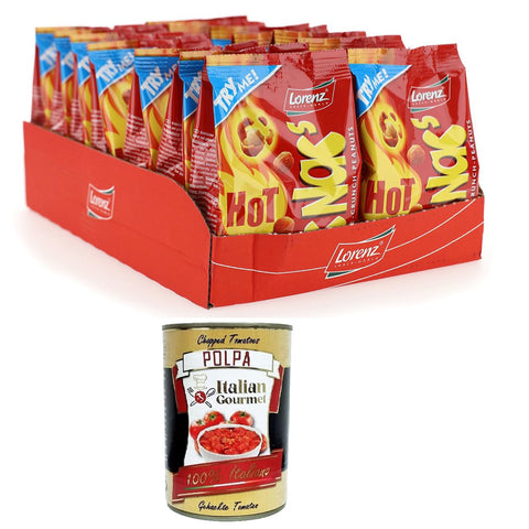 Lorenz Nic Nac's Hot Nic Nac ist heiß 14x110 g italienisch Original Pastasauce + kostenlos polpa 400 g
