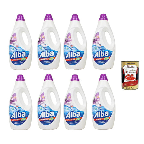 Alba Lavatrice Active Lavanda e Peonia, Flüssigwaschmittel 8x1850ml Original italienisch Haushalt
