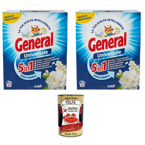 General Universal New Formula 5in1 2x3 kg italienisch Original Pastasauce + kostenlos polpa 400 g