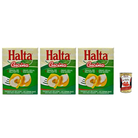 Halta Cucina UHT Kochcreme,, 3er Pack, Ideal für Pasta, Soßen und Pizza 1x200ml Original italienisch