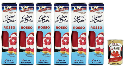 Paneangeli Paneangeli Farben für Süßigkeiten Rot Eine praktische Tube zum Rotfärben von Bonbons für tolle Dekorationen. 10 g italienisch Original