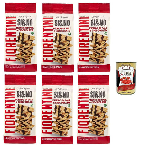 Fiorentini Si & No Prise Salz und Schokolade 6x 80 g Desserts italienisch Original
