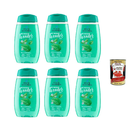 Felce azzurra Docciaschiuma My Mood Wonder Mint, Minz Duschgel 6x250ml Original italienisch Pflege