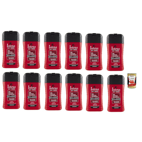 Vereinbarung Homme Dusche & Shampoo 250 Ginseng Kompatible für Körper und Haar 12x Original italienisch Pflege