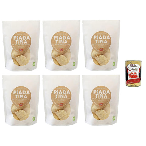 Figuli' KLASSISCHE BIO - PIADATINA 6x 100g inkl. Italian Gourmet polpa 400g Original italienisch