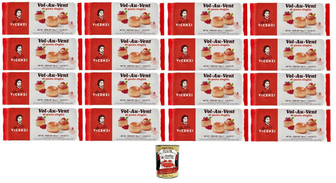 Matilde Vicenzi vol-au-vent di pasta sfoglia Blätterteig 16x100 g Original italienisch inkl. Italian Gourmet Polpa 400g