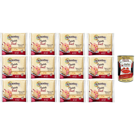 Mulino Bianco Piadelle Toast Senza Strutto Toastpiats ohne Schmalz 12x240g Original italienisch Gebäck