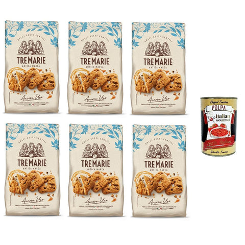TreMarie Tre Marie Ancora uno Frollini con caramello e cioccolato Shortbread mit Karamell und Schokolade 6x 315gr inkl. Italian Gourmet polpa 400g Original italienisch