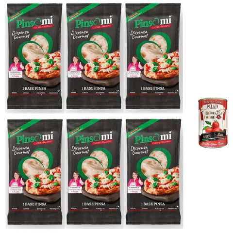 Italian Gourmet E.R. Abgepacktes Brot & Brötchen 6x Pinsami Pinsa Gourmet Romana, hausgemacht von Benedetta, 3 Stück à 230 Gramm 8055186190344