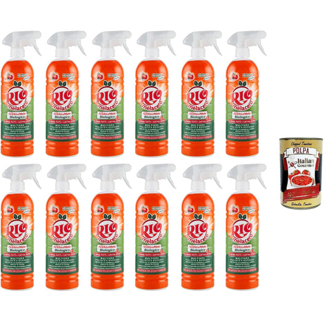 Rio Melaceto Con Aceto di Mele Multiuso, pulisce e sgrassa mit Apfelessig Vielseitig einsetzbar, reinigt und entfettet 12x800ml Original italienisch inkl. Italian Gourmet Polpa 400g