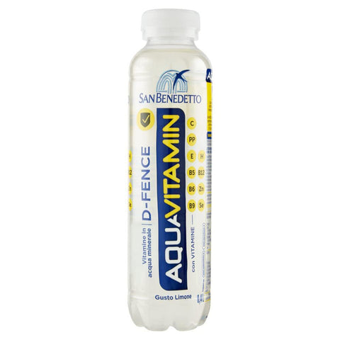 San Benedetto Aquavitamin D-Fence wasser mit Lemon PET Flasche 40cl 12x Original italienisch