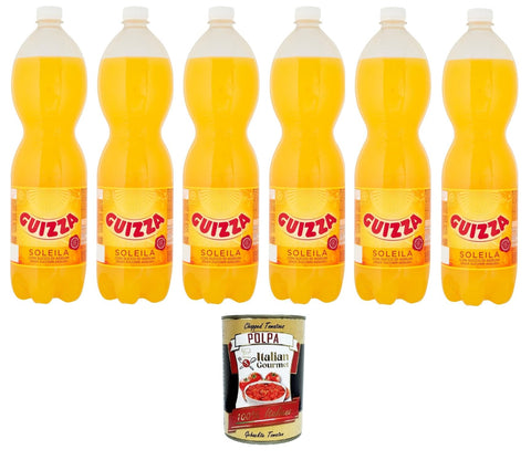 Italian Gourmet E.R. Bitter Lemon Guizza Soleila senza Zuccheri Aggiunti Soleila ohne Zuckerzusatz, 6x 1,5L+ Italian Gourmet polpa 400g 8032804040014