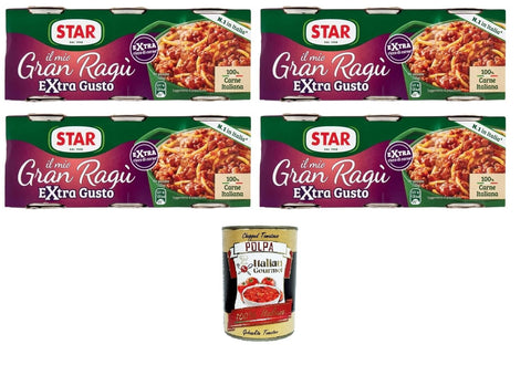 Star il mio Gran Ragù Extra Gusto mit 100% italienischem Fleisch, Packung mit 4x300g Original italienisch Feinkost