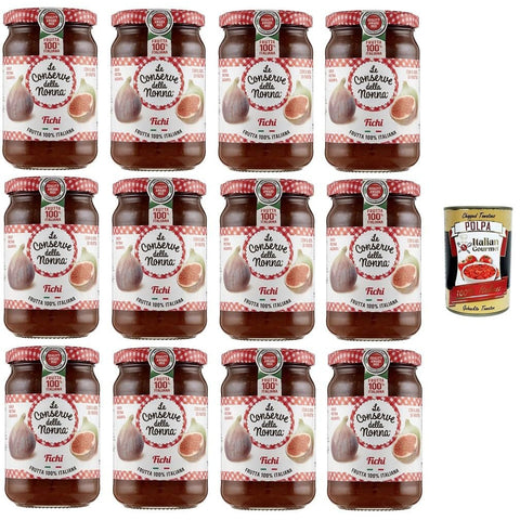 Le Conserve della Nonna Confettura di Fichi Marmeladenfeigen 12x340g Original italienisch Gebäck