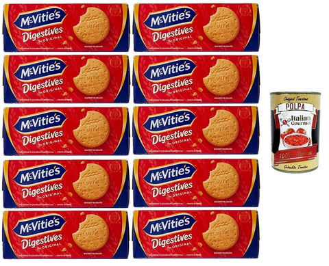 Mc Vitie's Mc-Vitie's Digestive The Original italienisch Weizenkekse 10x 400gr italienisch inkl. Italian Gourmet Polpa 400g