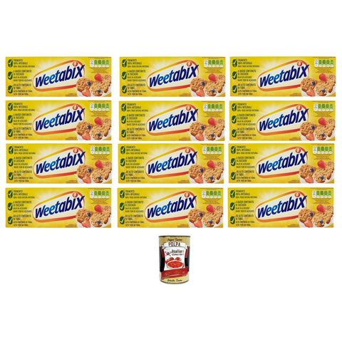 Weetabix Formelle Weetabix, Formelle di Frumento integrale Vollkornkuchen 12 x 215gr inkl. Italian Gourmet polpa 400g Original italienisch