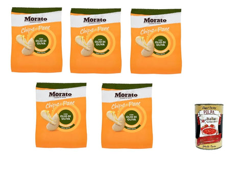 Italian Gourmet E.R. Chips 5x Morato-Brotchips mit Olivenöl 85 g+ Italian Gourmet polpa 400g 8006837002981
