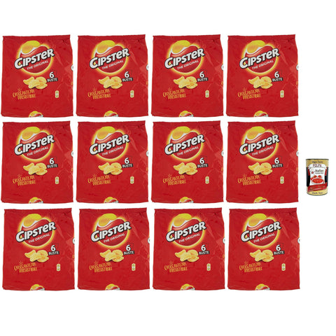 Cipster the, Chips di Patate Croccanti 12x132g Original italienisch Snack