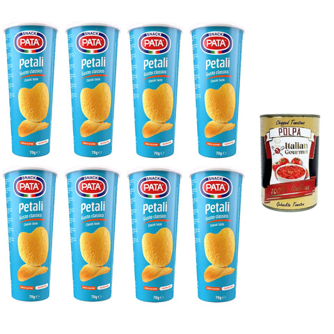 Pata Petali gusto classico Blütenblätter mit klassischem Geschmack 8x 70gr inkl. Italian Gourmet polpa 400g Original italienisch