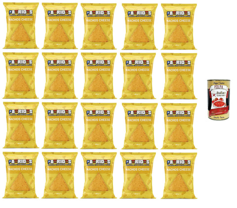 Italian Gourmet E.R. Chips Patriots Nachos Cheese, Käse-Nachos 20x60gr + Italian Gourmet polpa 400g 8032804040014
