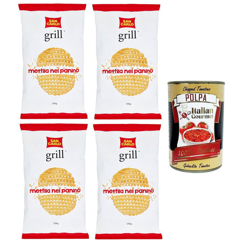 SAN CARLO Patatine Grill 4x150g Original italienisch Snack