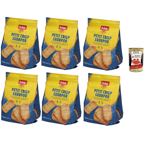 Schar Schär Crostini senza Glutine, Glutenfreie Croutons 6x150g Original italienisch Snack
