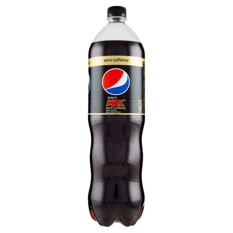 Pepsi Max senza zucchero e senza caffeina Erfrischungsgetränk null zucker null koffein Einwegdose 1,5 Lt 6x Original italienisch inkl. Italian Gourmer Polpa 400g