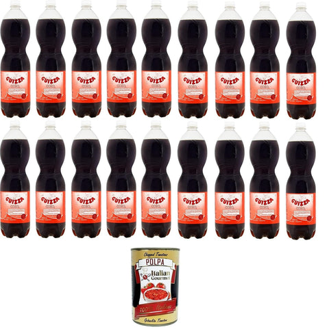 Italian Gourmet E.R. Cola Guizza Cola senza Zuccheri Aggiunti Cola ohne Zuckerzusatz, 18x 1,5L+ Italian Gourmet polpa 400g 8032804040014