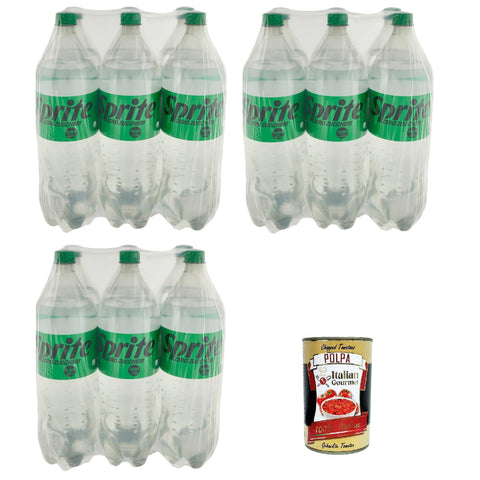 Sprite DRINK ZERO FLASCHE Zitronengetränk Limette kohlensäurehaltiges Getränk alkoholfreies Getränk zuckerfrei soft drink 18x1,5l Original italienisch