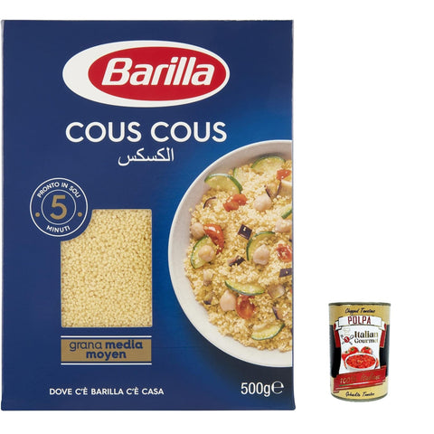 Italian Gourmet Pasta Cous Cous, Nudeln pack 3x 500 g inkl. Italian Gourmet polpa 400g Original italienisch