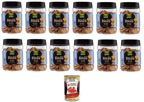 Italian Gourmet E.R. Crackers 12x Gullon Quinoa- und Chia-Cracker 250 g + Italian Goumet polpa 400g 8410376051940