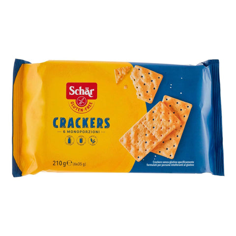 Schar Schär Cracker ohne Gluten, Gluten Free 6x 6 x 35g inkl. Italian Gourmet Polpa 400g Original italienisch