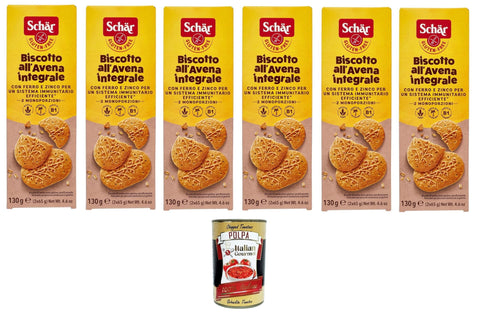 Italian Gourmet E.R. Cupcakes Schar Biscotto all'Avena integrale con Ferro e Zinco per un Sistema Immunitario Efficiente Vollkorn-Haferkekse mit Eisen und Zink für ein effizientes Immunsystem 6x130gr+ Italian Gourmet polpa 400g 8032804040014