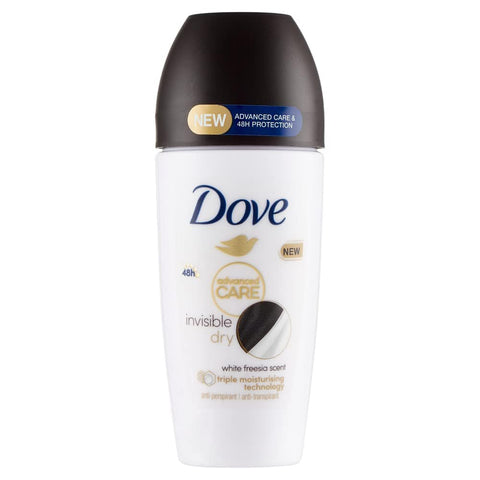 Dove Deo Advanced Care Invisible Dry Roll On Deodorant Antitranspirant Deodorant 48 Stunden 6x 50 ml inkl. Italian Gourmet Polpa 400g Original italienisch