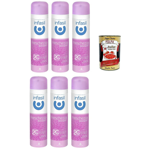 Infasil Lufterfrischer Spray mit Molekül 2C, ohne Alkohol 6x150ml Original italienisch Pflege