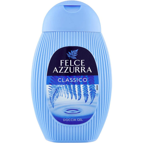 Felce azzurra Docciagel Classico Duschgel Duschbad 250 ml 12x Original italienisch inkl. Italian Gourmet Polpa 400g