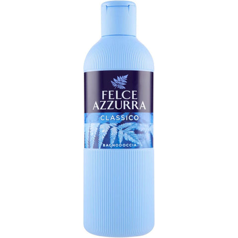 Felce azzurra Classic Duschgel, Feuchtigkeitsspendend 6x650ml Original italienisch Pflege